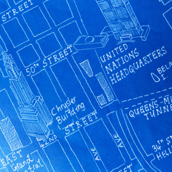 PAPEL DE PRESENTE ILUSTRADO MANHATTAN, NY - Image 3